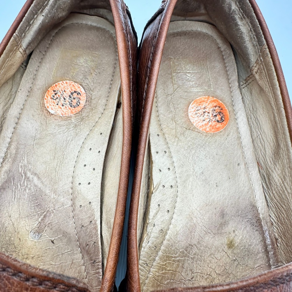 Frye Womens Janet Brown Leather Buckle Driving Moc Toe Loafers Flats Size 8.5 - Picture 7 of 10